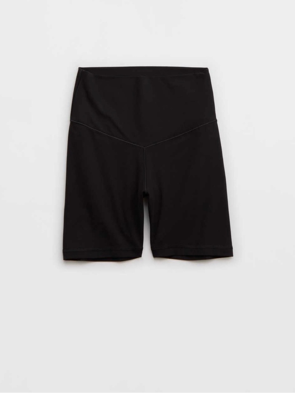aerie High-Rise Black Bike Shorts